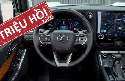 Triệu hồi Lexus GX 550 tại Việt Nam vì lỗi cụm đồng hồ táp-lô